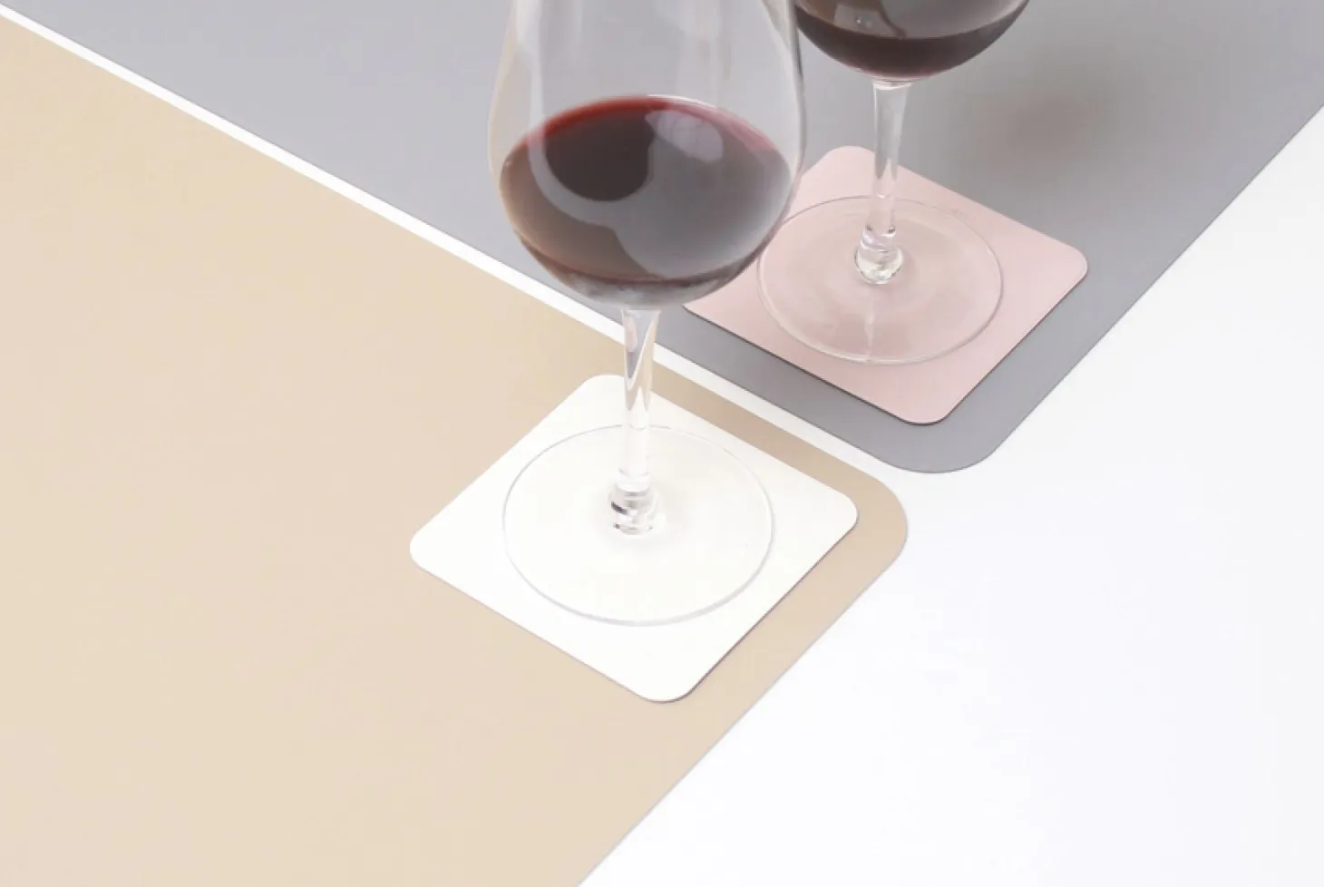 Square Two Tone Tea Coaster