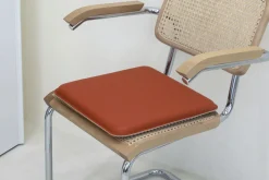 Square Vegan Leather Sitting Cushion