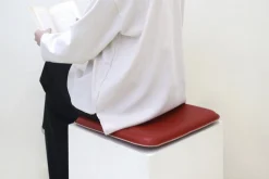Square Vegan Leather Sitting Cushion