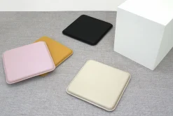 Square Vegan Leather Sitting Cushion
