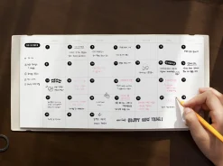 Square Weekly Drawing Diary