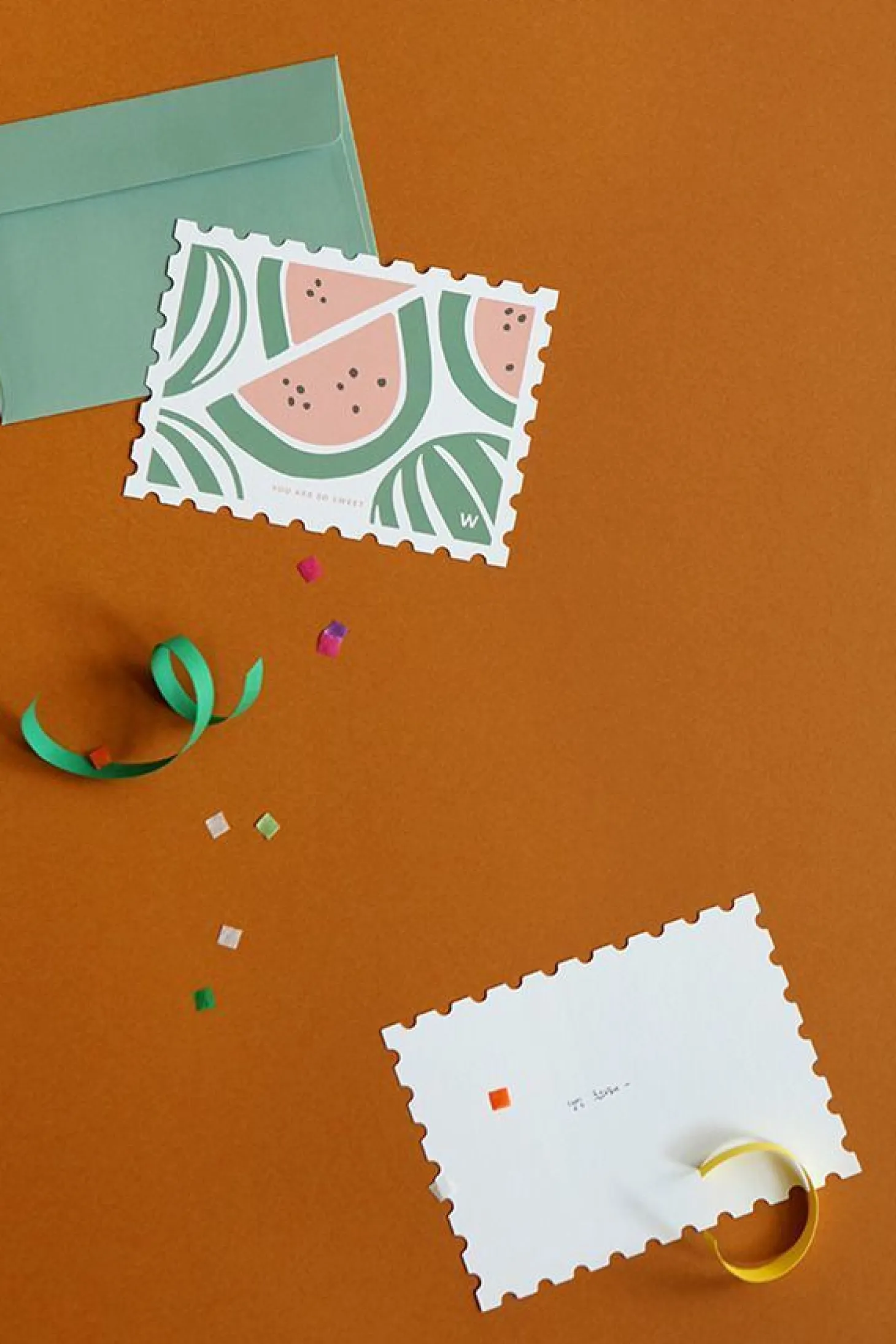 Stamp Message Card