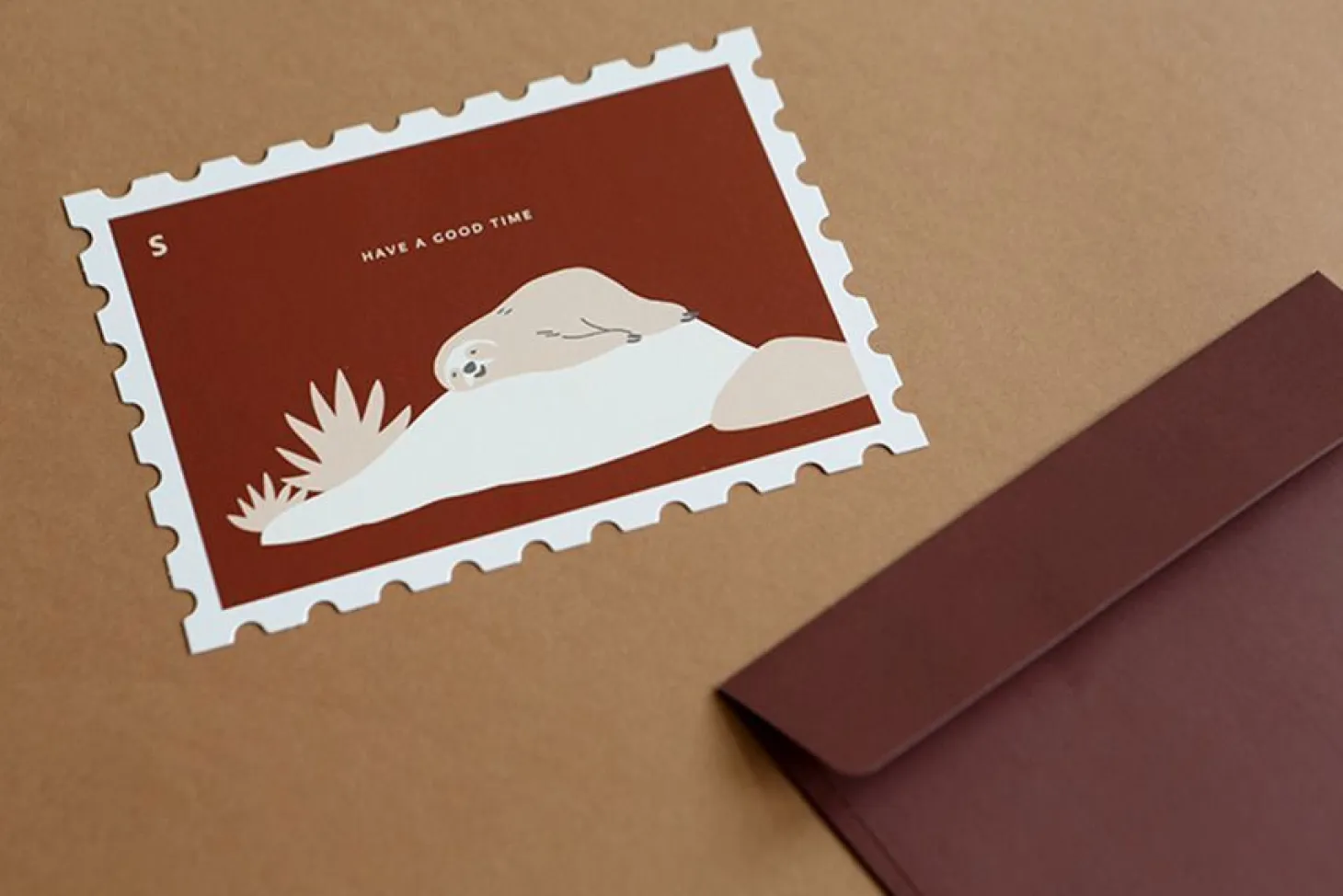 Stamp Message Card