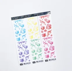 Star Ice Hologram Slim Sticker