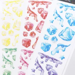 Star Ice Hologram Slim Sticker