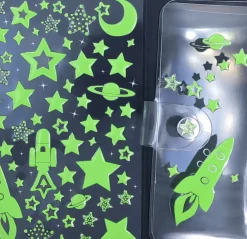 Star & Spacecraft Glow in the Dark Sticker