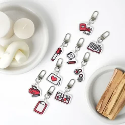Stationery Acrylic Key Ring