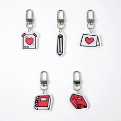 Stationery Acrylic Key Ring