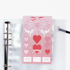 Sticker 6 Ring A5 Binder + Pocket Set