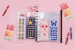 Sticker 6 Ring A5 Binder + Pocket Set