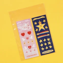 Sticker 6 Ring A5 Binder + Pocket Set
