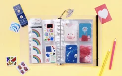 Sticker 6 Ring A5 Binder + Pocket Set