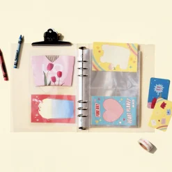 Sticker 6 Ring A5 Double Pocket Refill