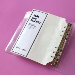 Sticker 6 Ring A6 Wide Pocket Refill