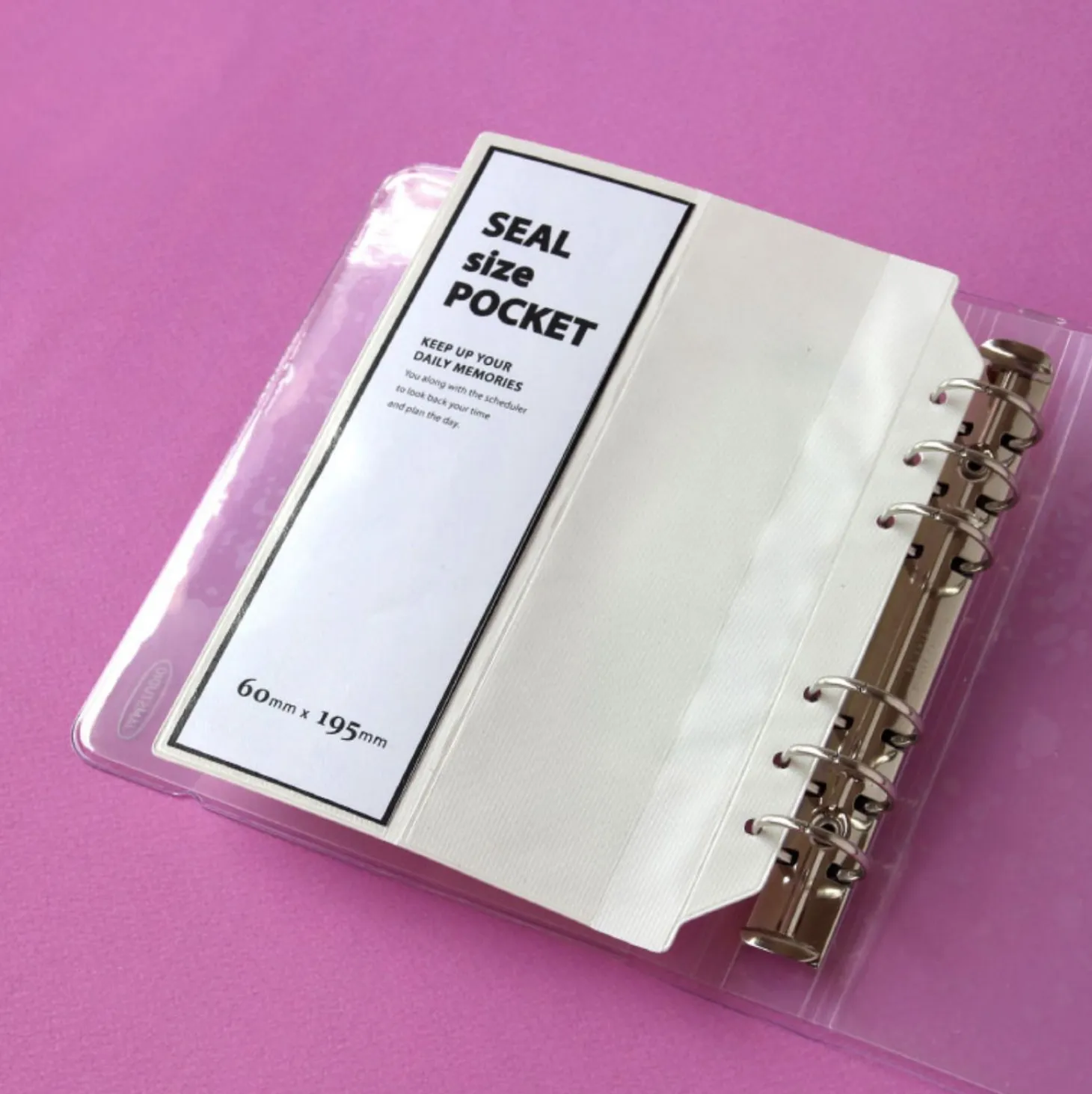 Sticker 6 Ring A6 Wide Pocket Refill