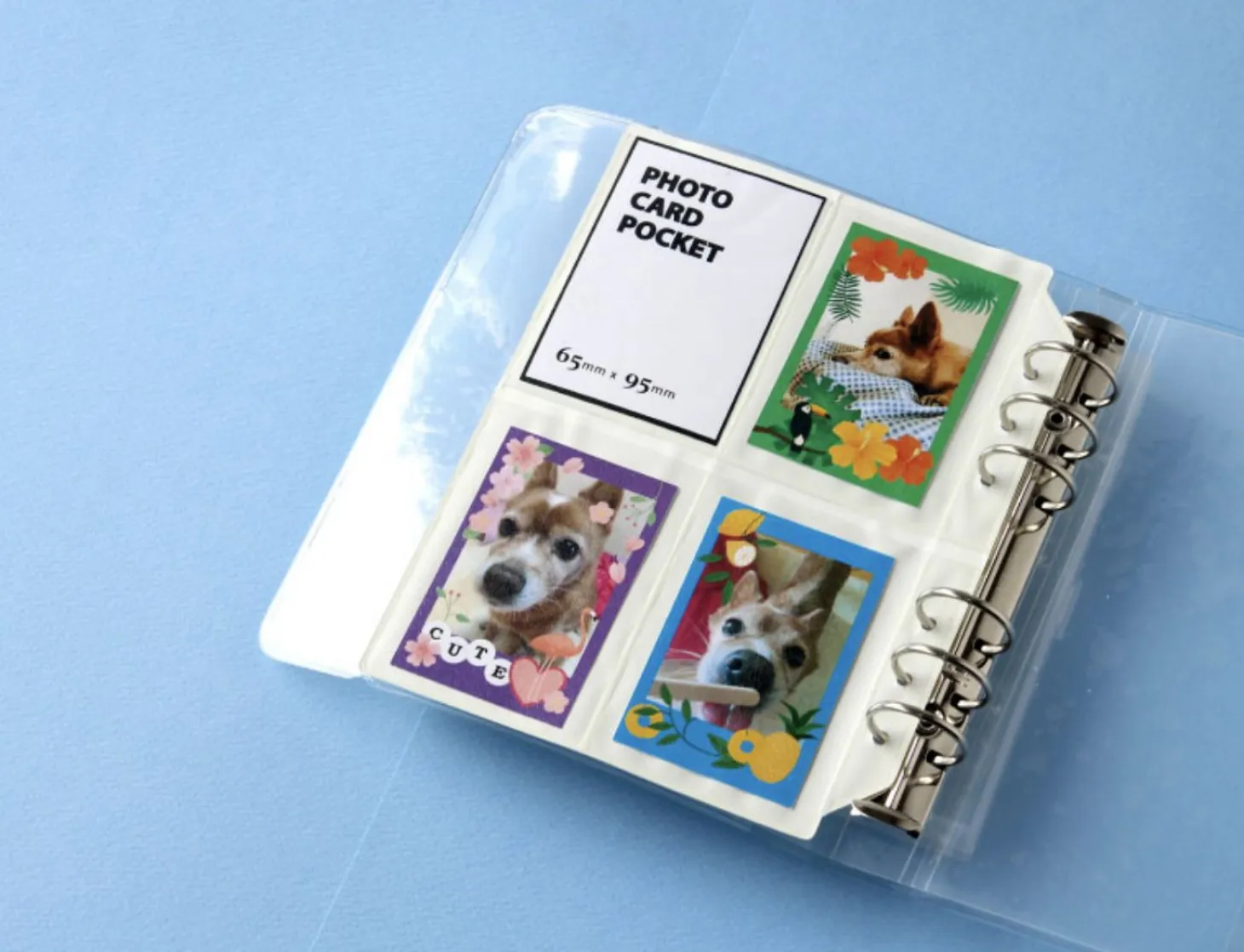Sticker 6 Ring A6 Wide Pocket Refill