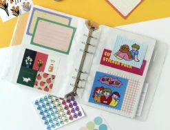 Sticker 6 Ring A6 Wide Pocket Refill