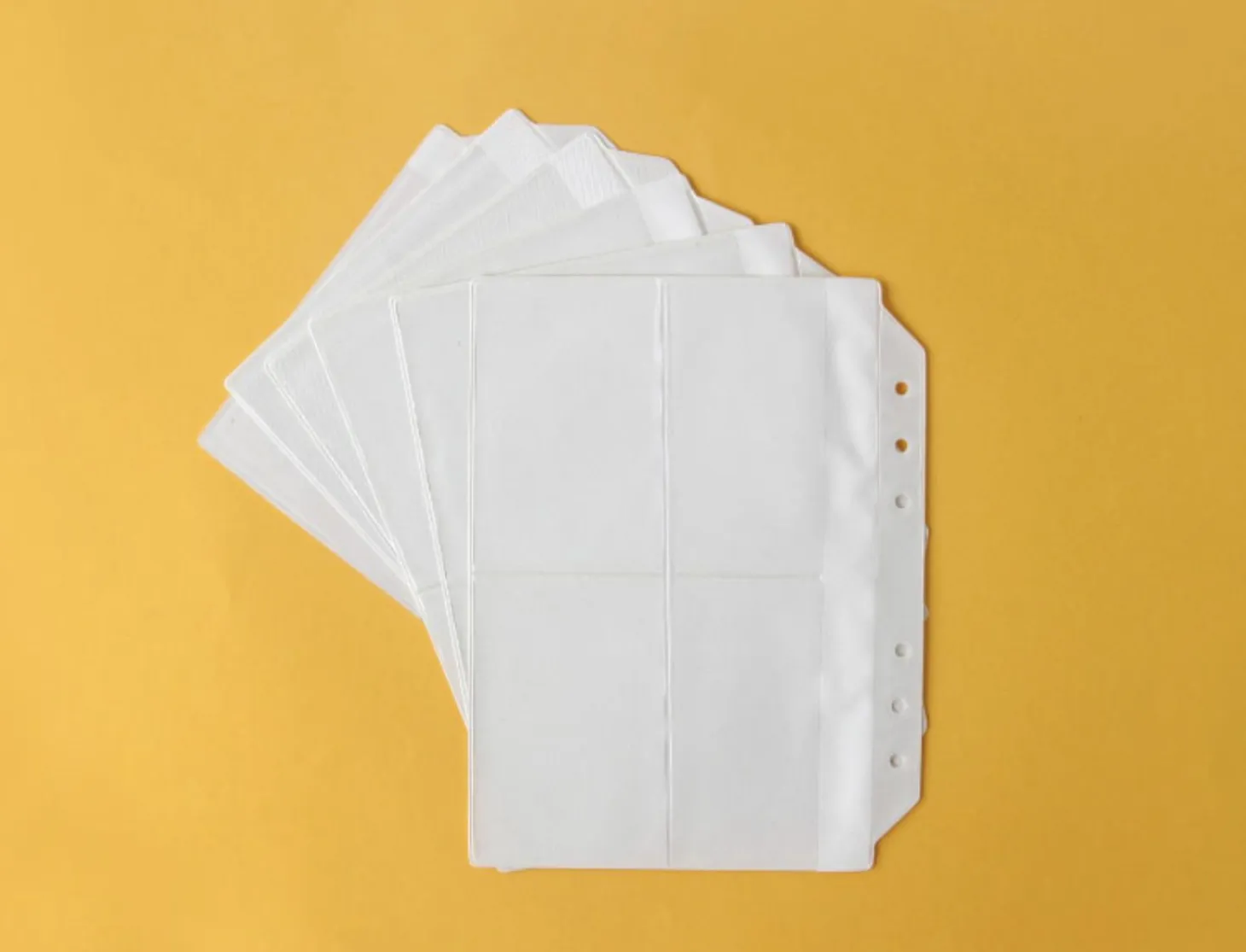 Sticker 6 Ring A6 Wide Pocket Refill