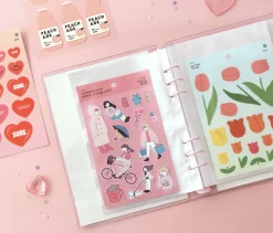 Sticker Storage 6 Ring A5 Pocket Refill