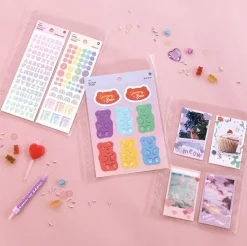 Sticker Storage 6 Ring A5 Pocket Refill