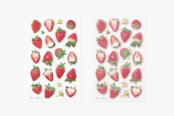 Strawberry Pressed Fruit Sticker