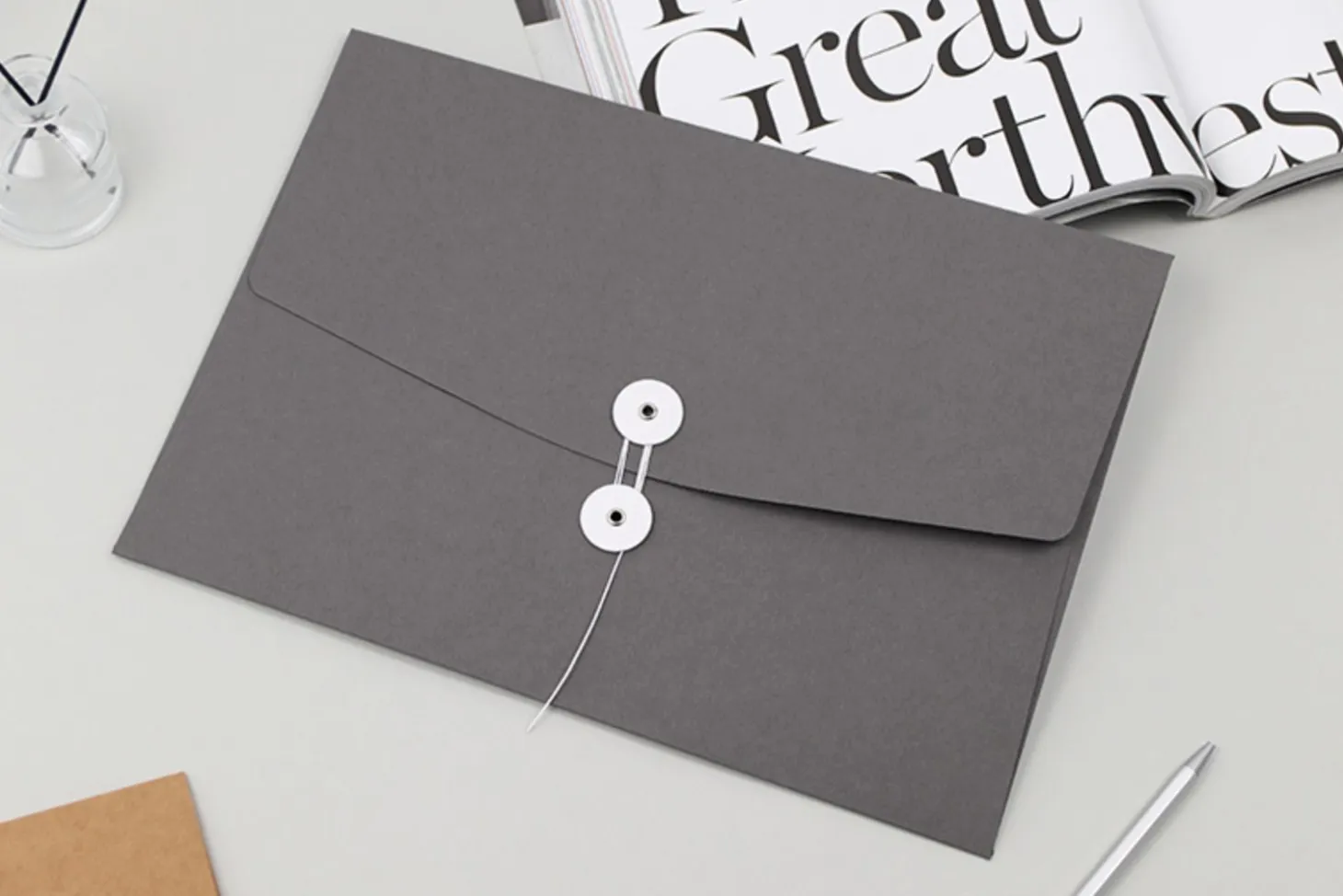 String Tie A4 Document Holder