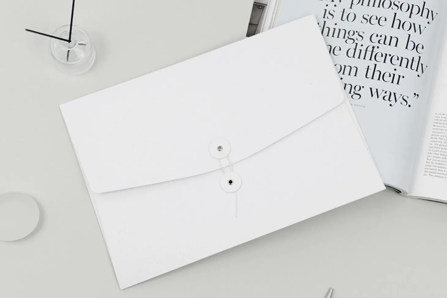 String Tie A4 Document Holder