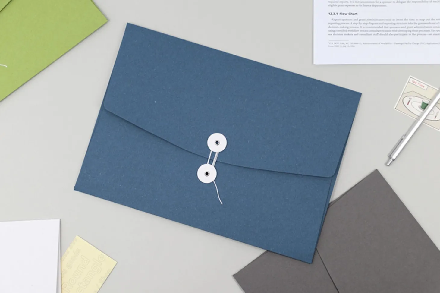 String Tie A4 Document Holder
