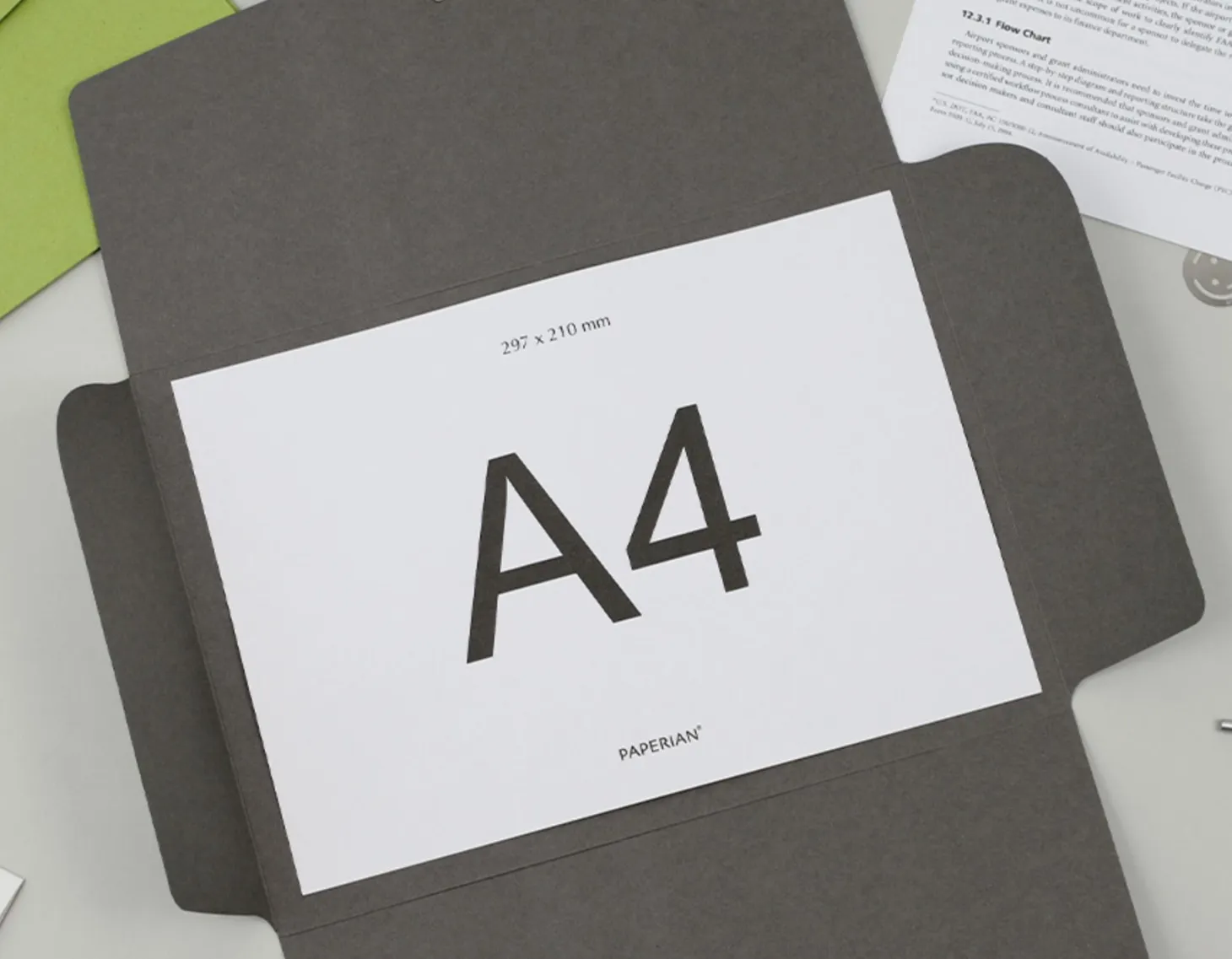 String Tie A4 Document Holder
