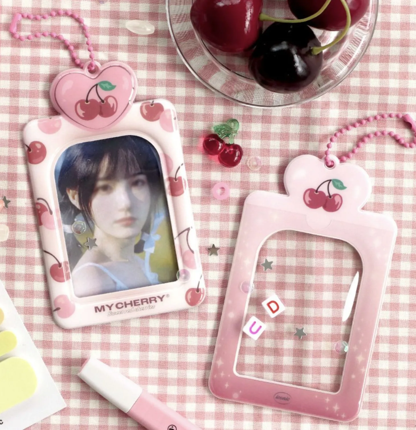 Sugar Photo Holder Ball Chain