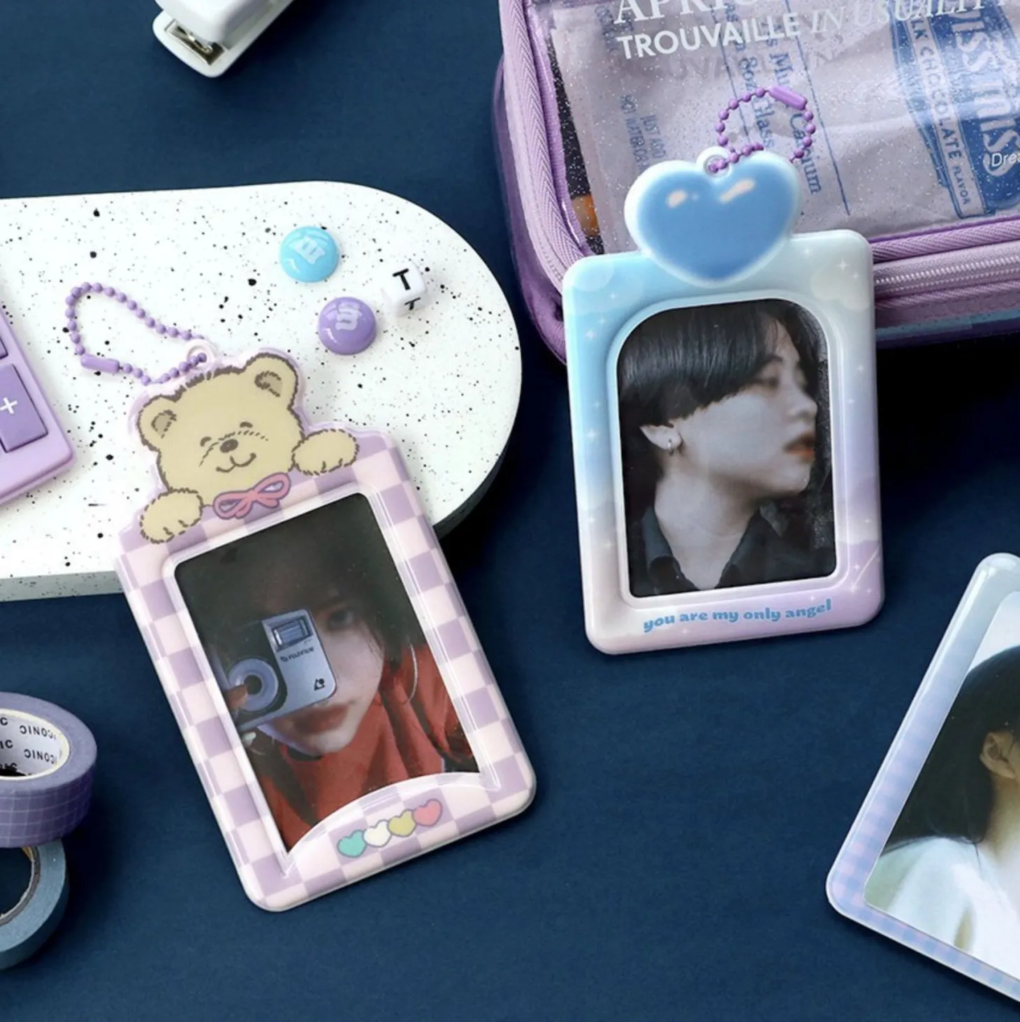 Sugar Photo Holder Ball Chain