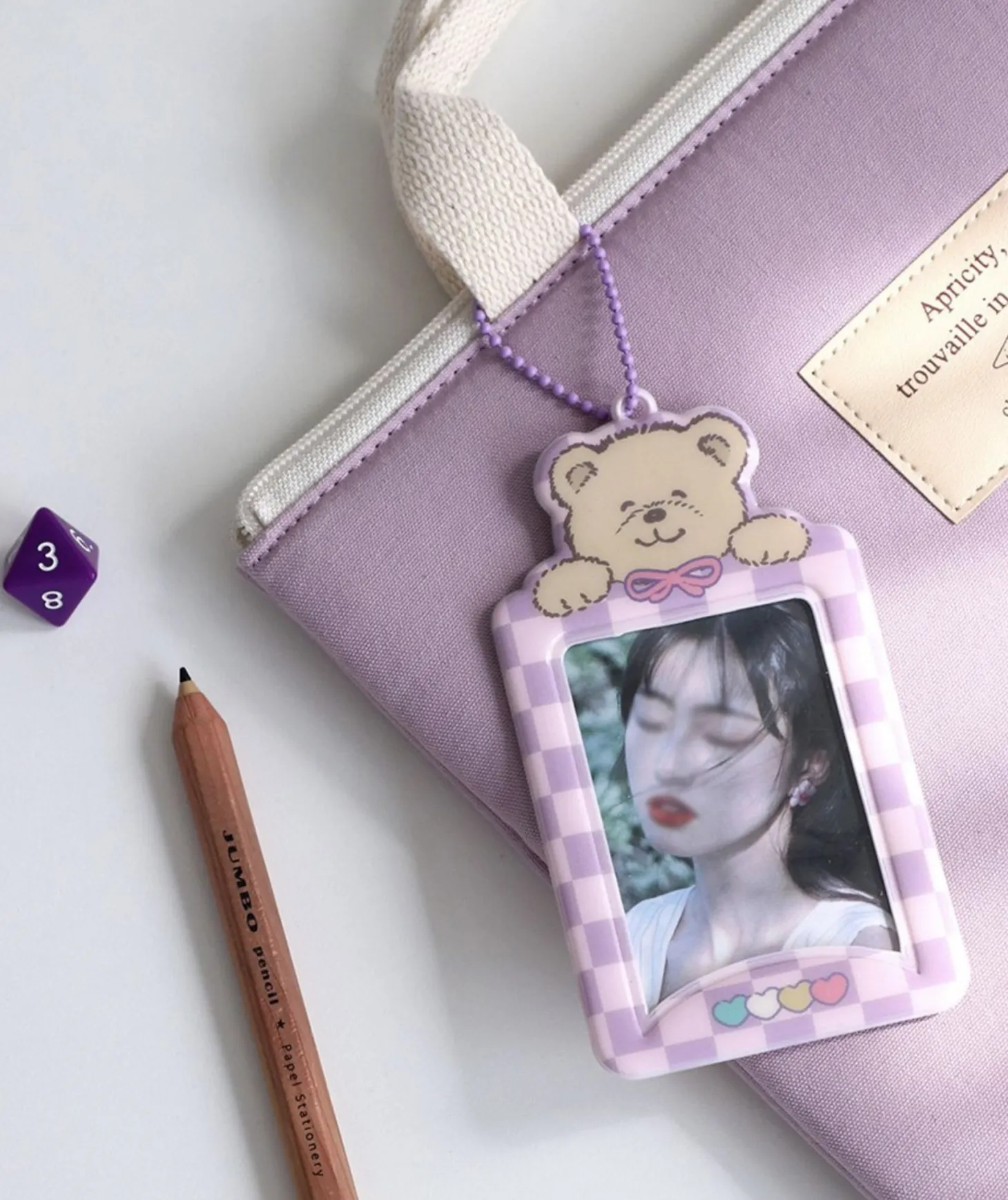 Sugar Photo Holder Ball Chain