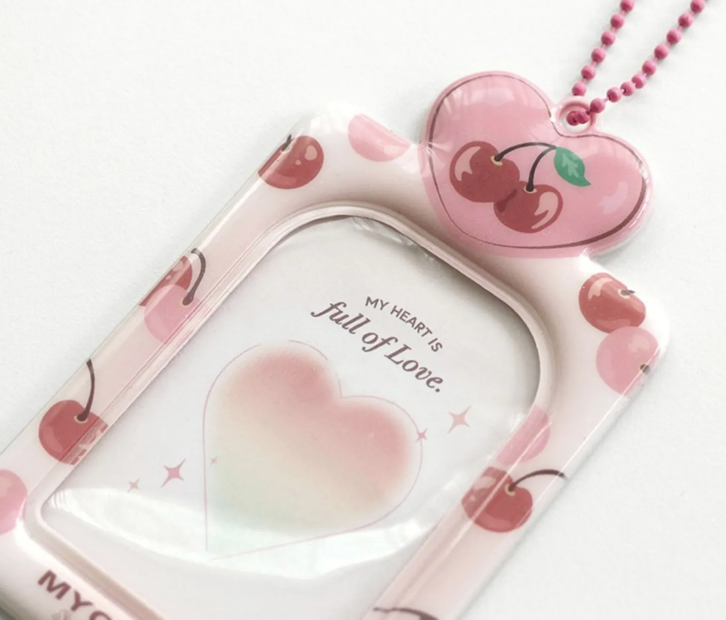 Sugar Photo Holder Ball Chain