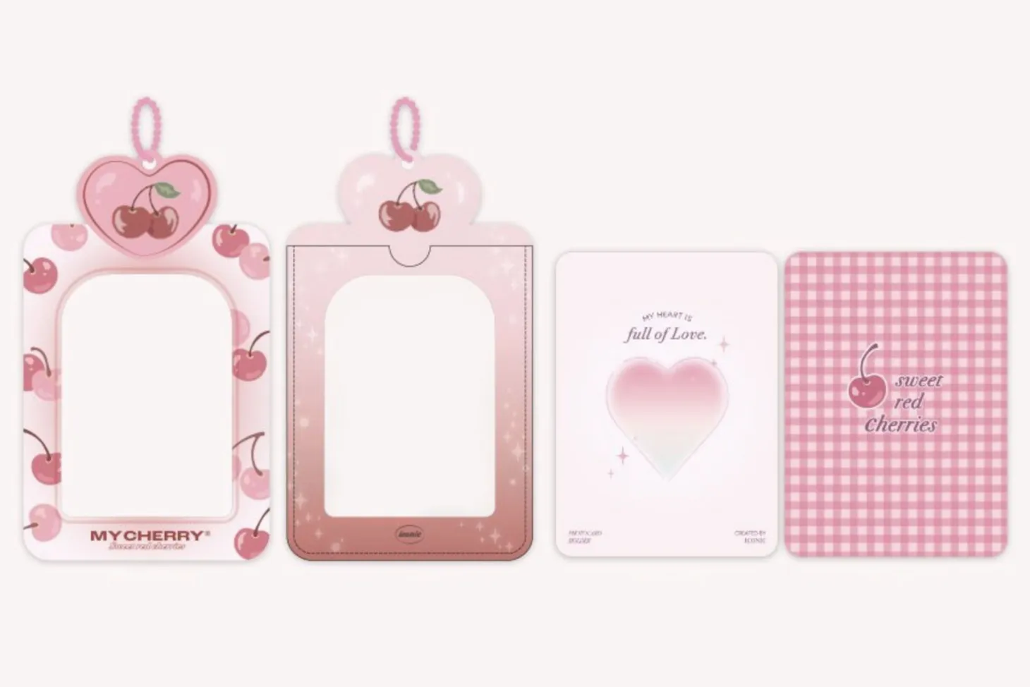 Sugar Photo Holder Ball Chain