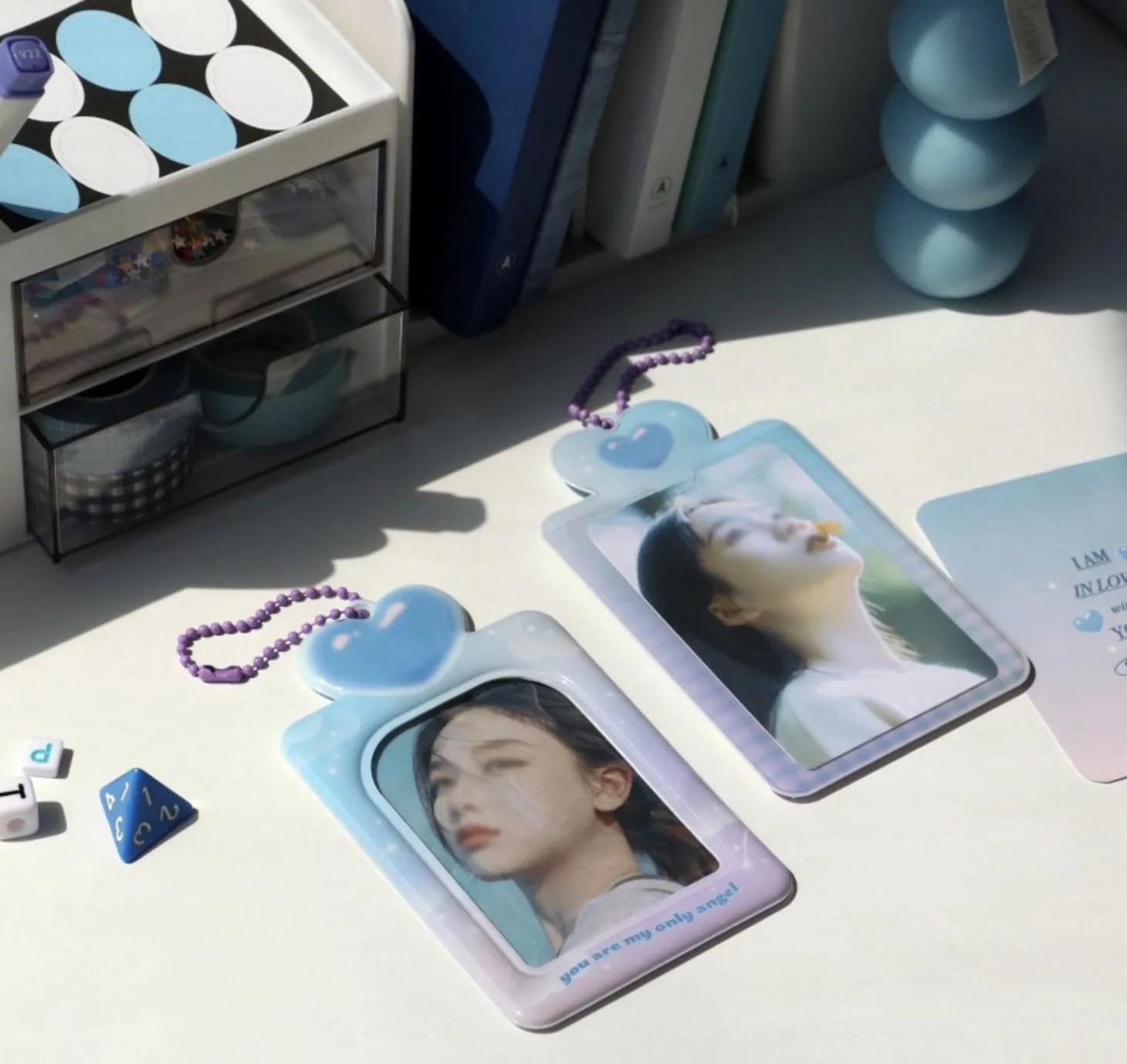 Sugar Photo Holder Ball Chain