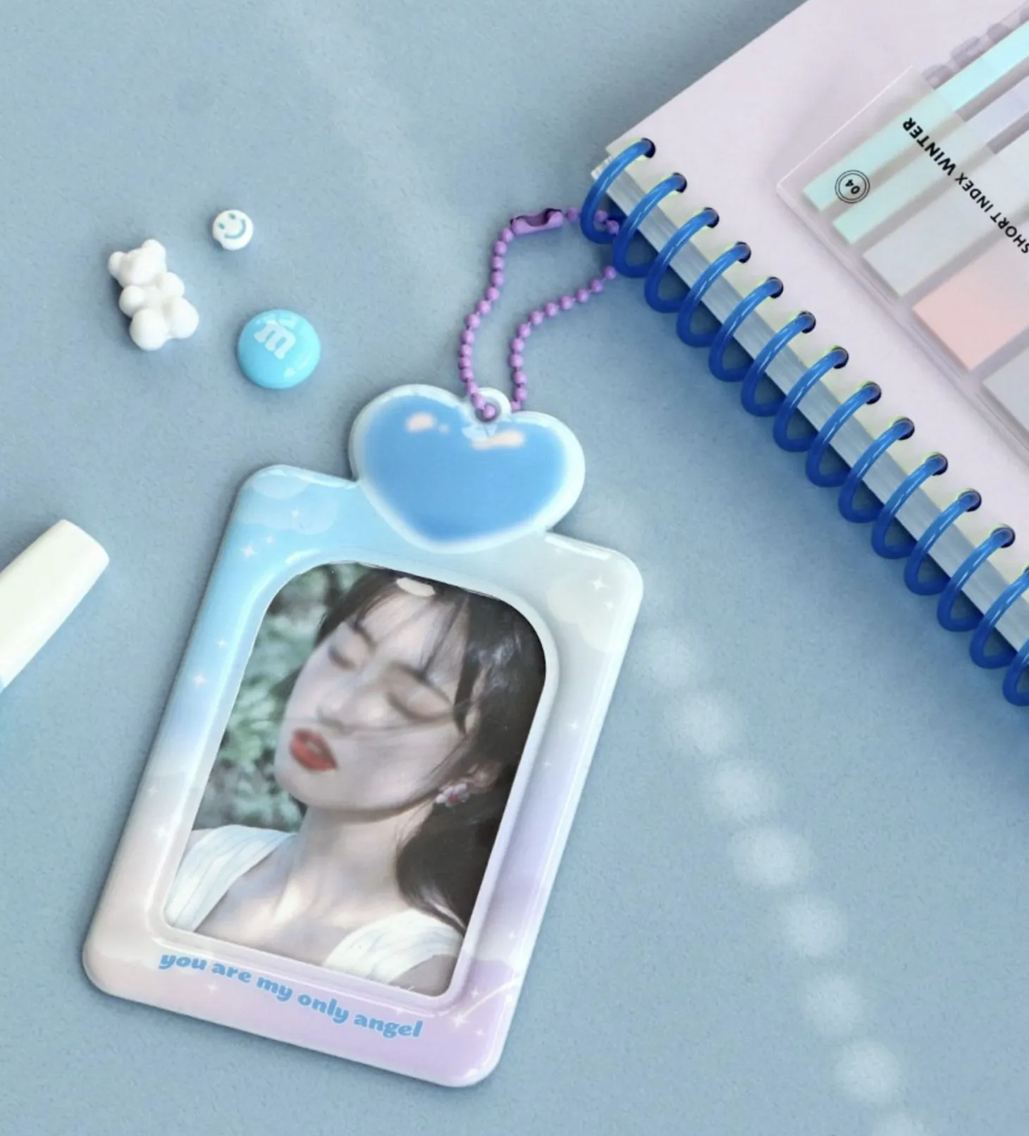 Sugar Photo Holder Ball Chain