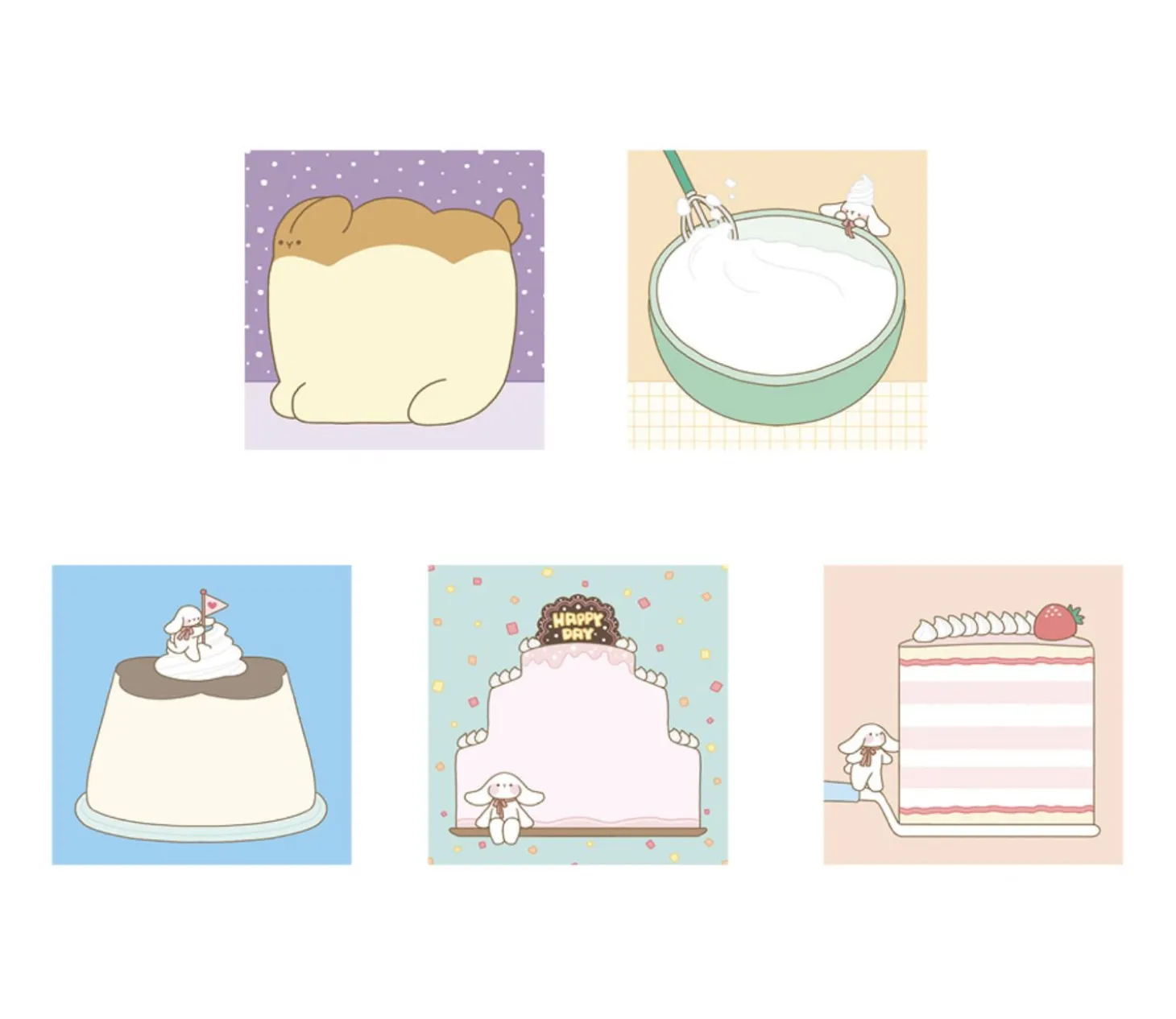 Sugar Town Dessert Memo Pad