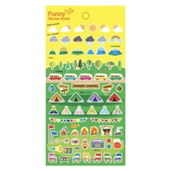 Summer Camping Deco Sticker