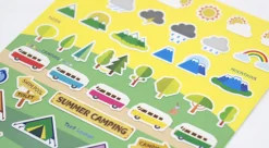 Summer Camping Deco Sticker