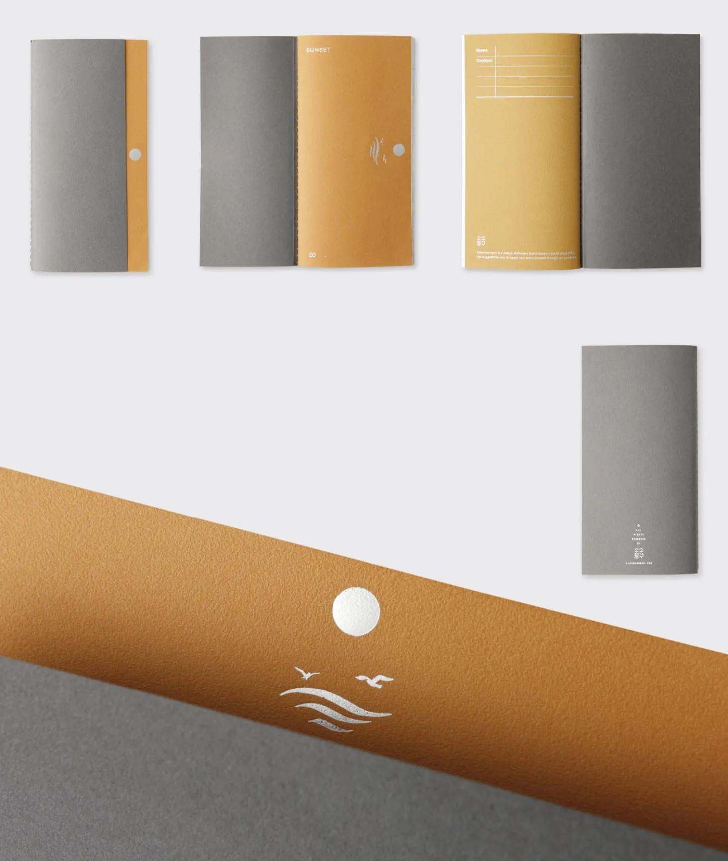 Sunset Daily Log Notebook