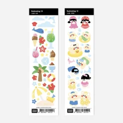 Swimming Slim Sticker