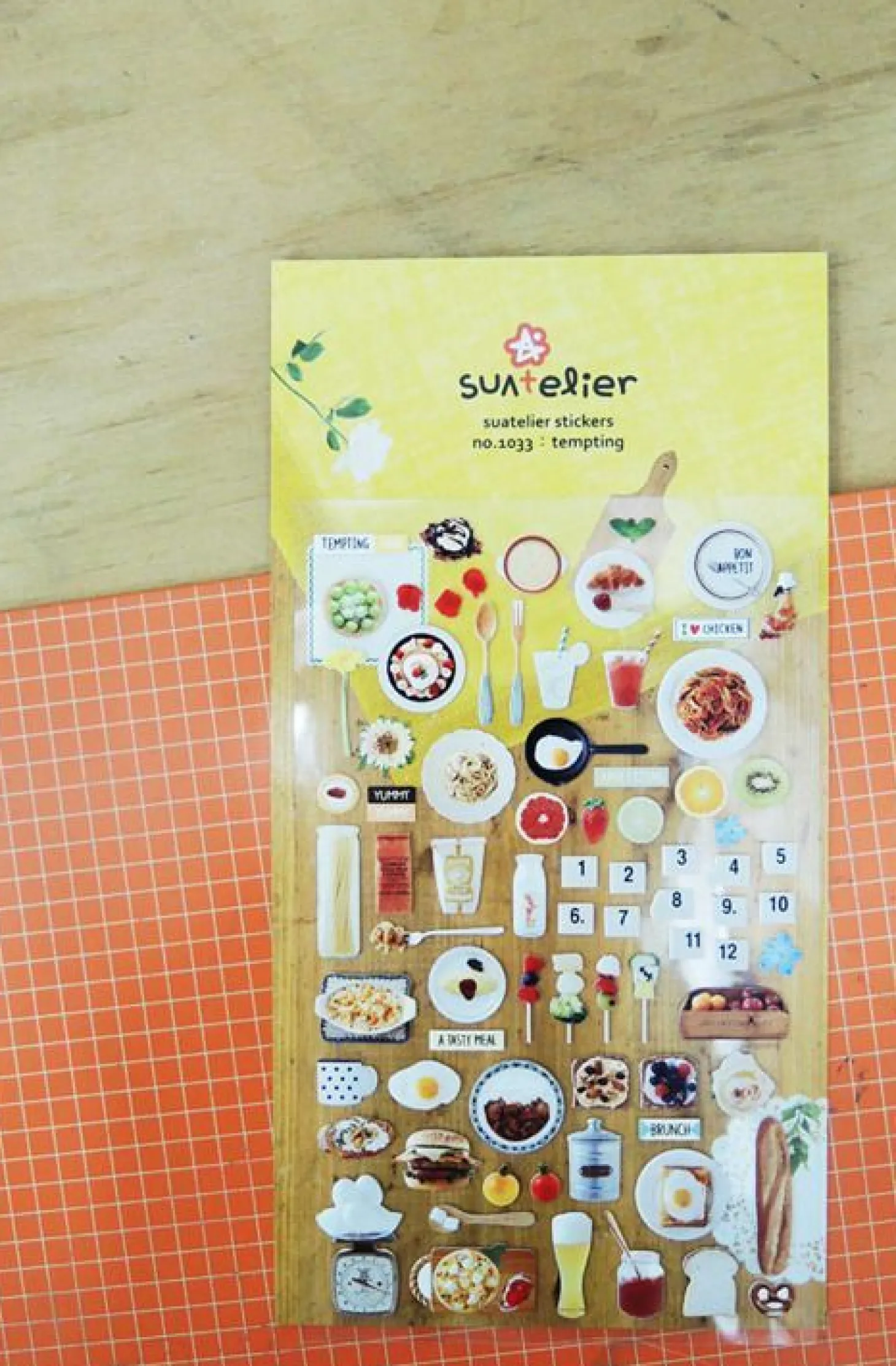 Tempting Foods Deco Sticker