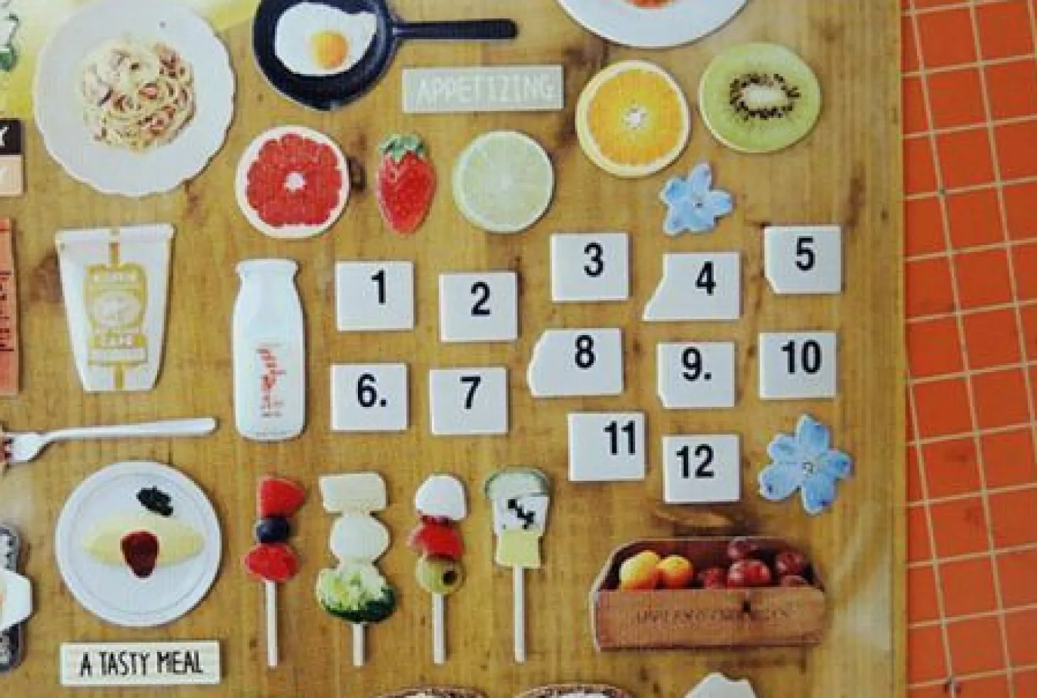 Tempting Foods Deco Sticker