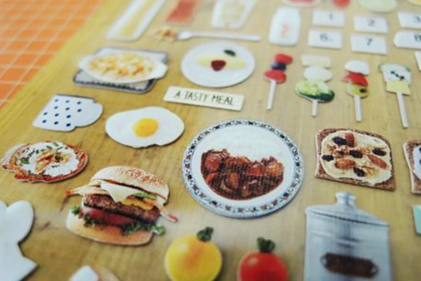 Tempting Foods Deco Sticker
