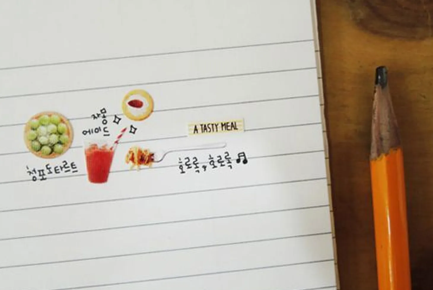 Tempting Foods Deco Sticker
