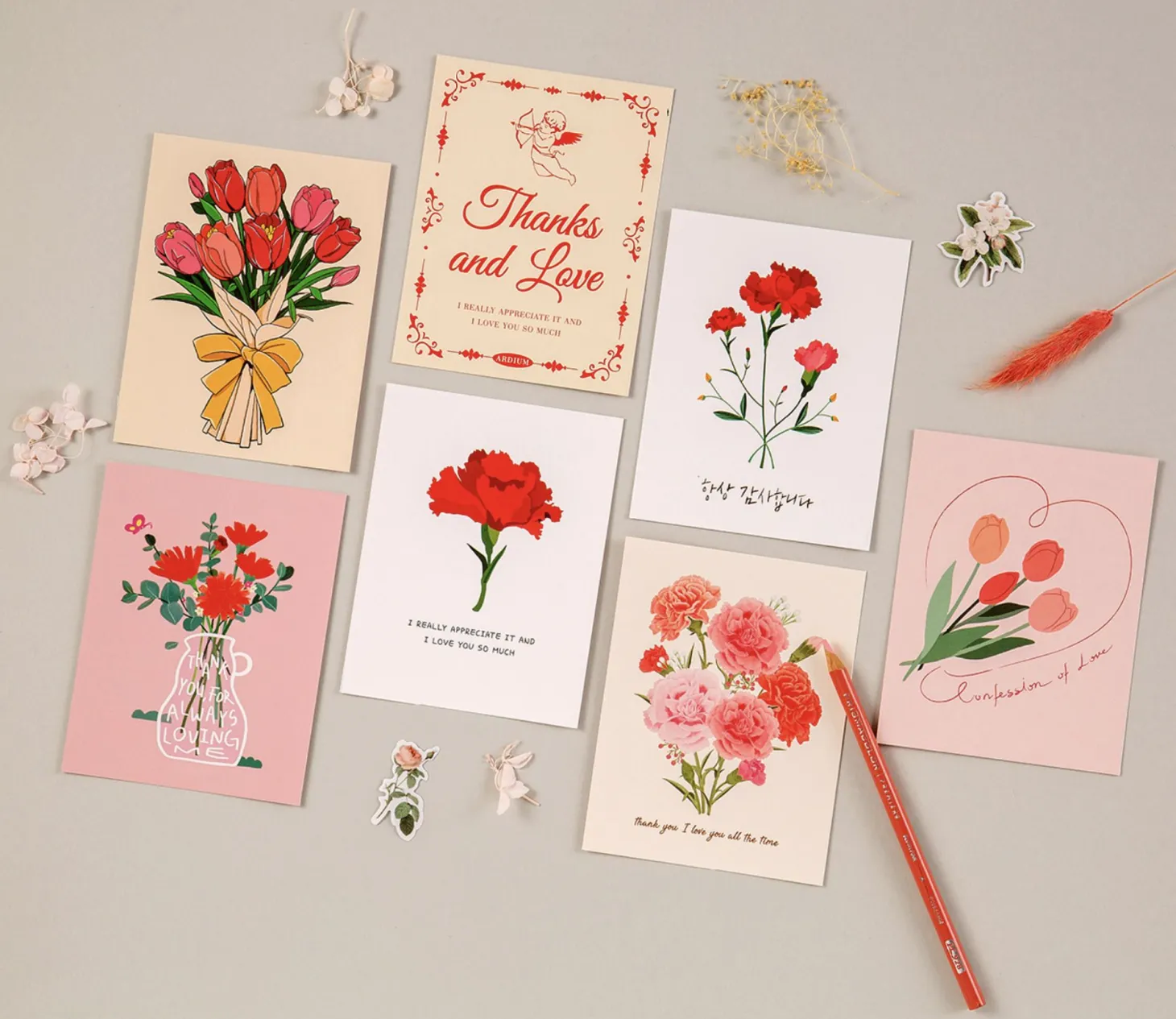 Thank You Message Card
