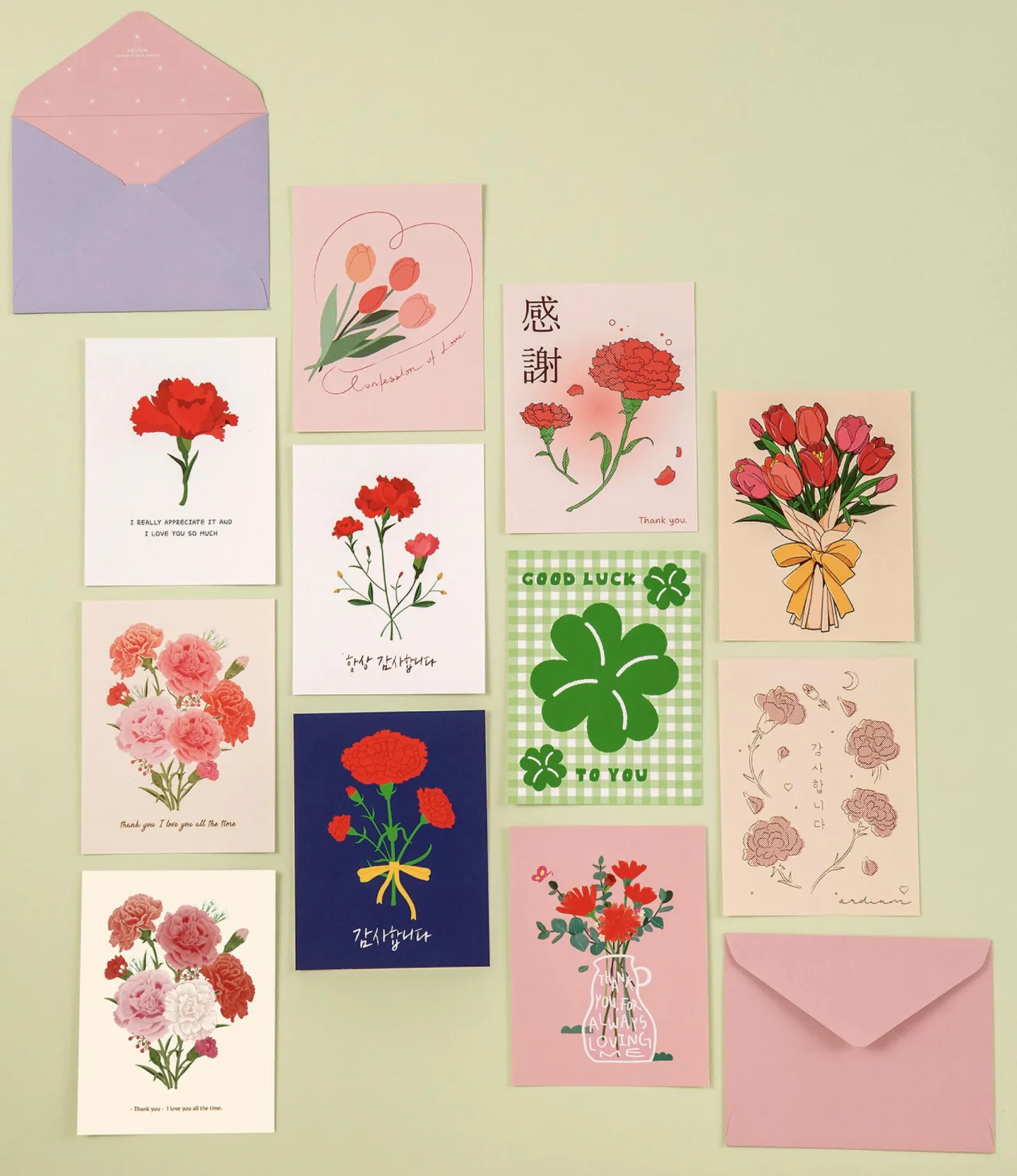 Thank You Message Card