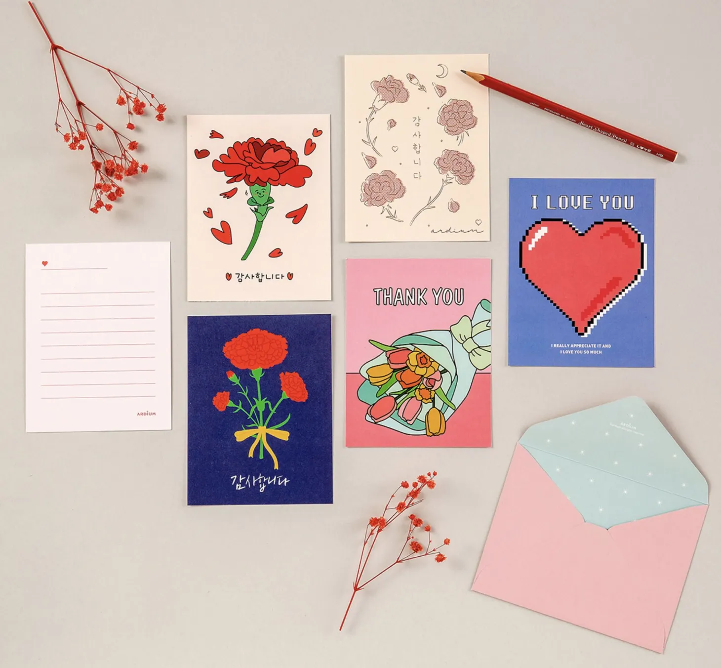 Thank You Message Card