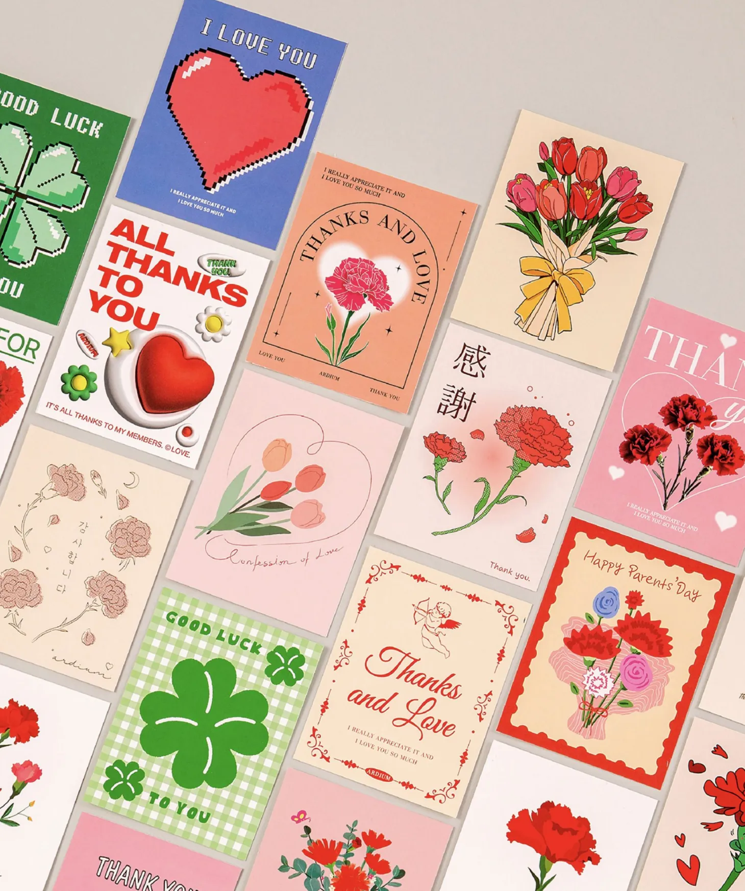 Thank You Message Card