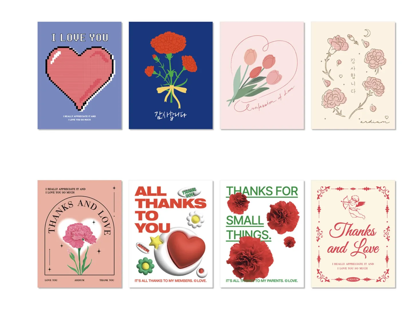 Thank You Message Card